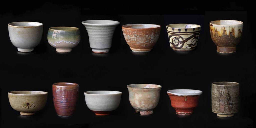 Japanese tea cup collection