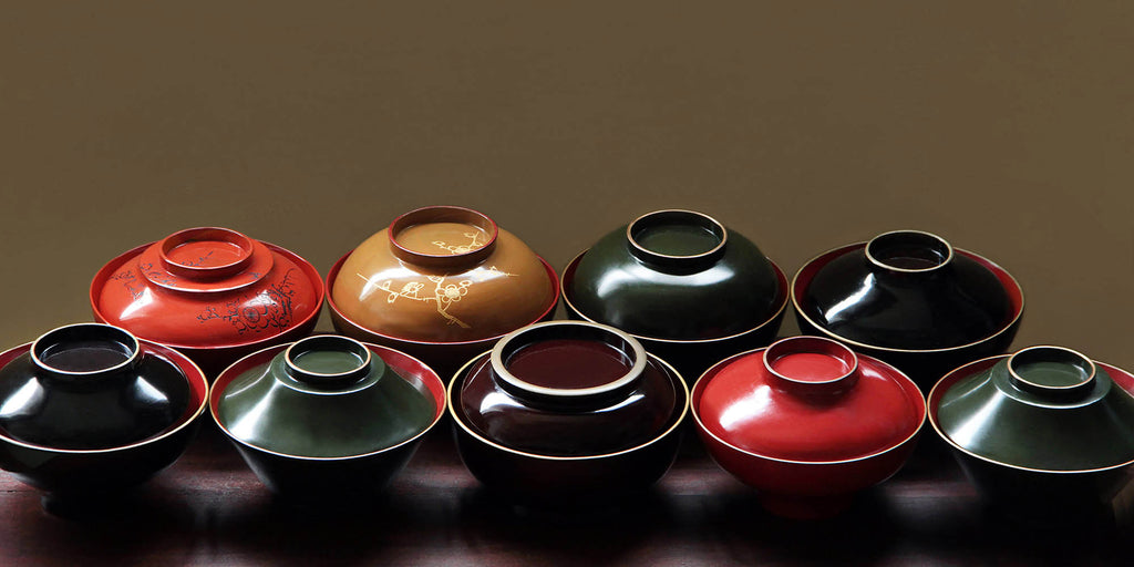 Japanese lacquerware　Antique owan bowls collection