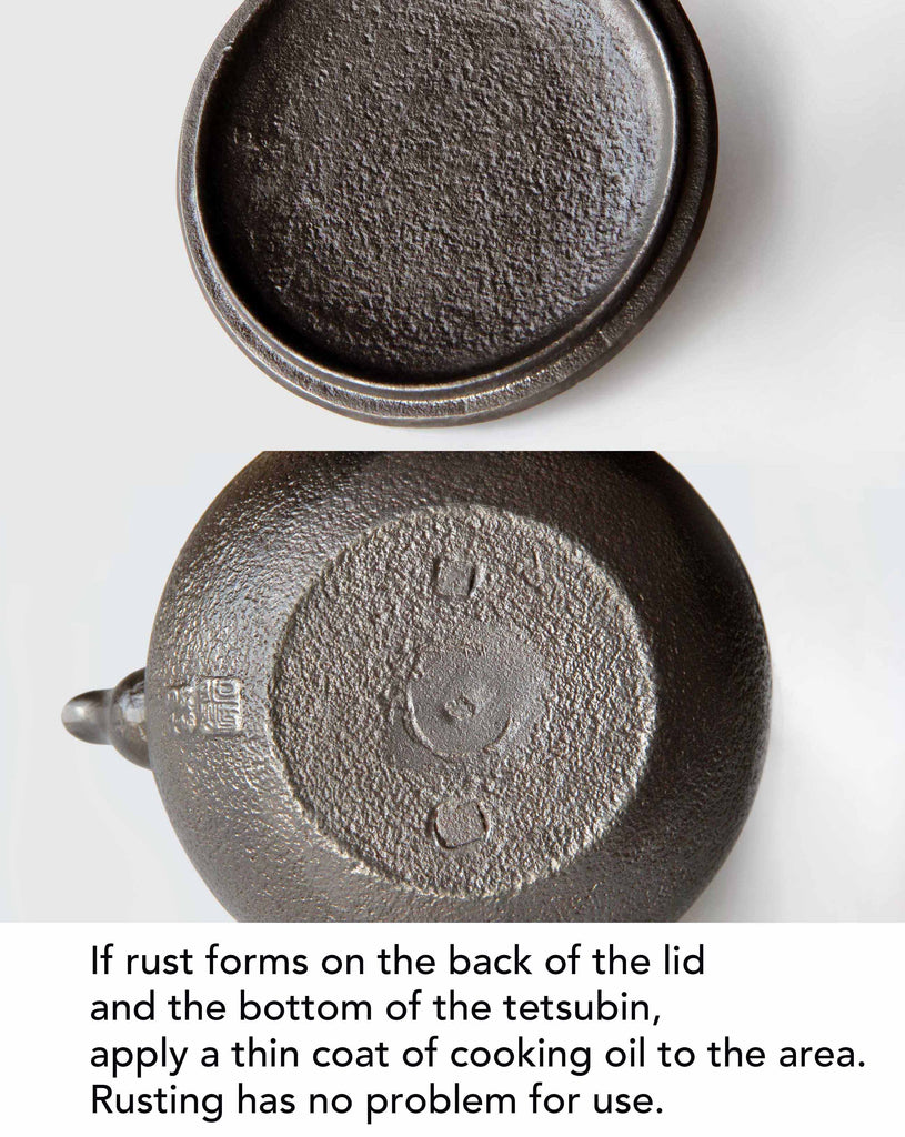 Japanese Tetsubin iron kettle. 