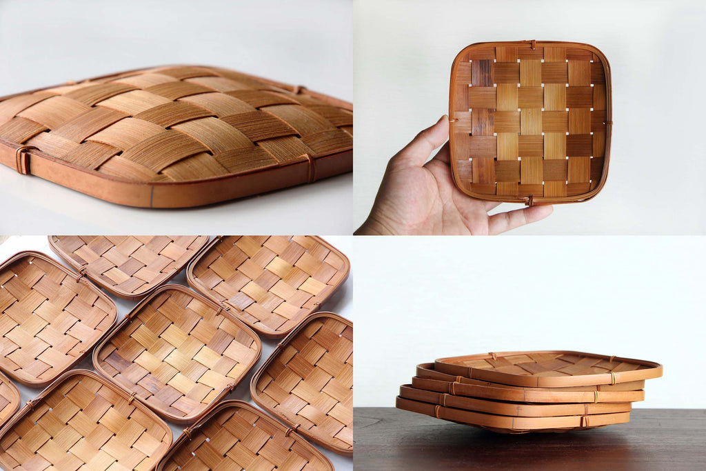 bamboo plate, Japanese craft