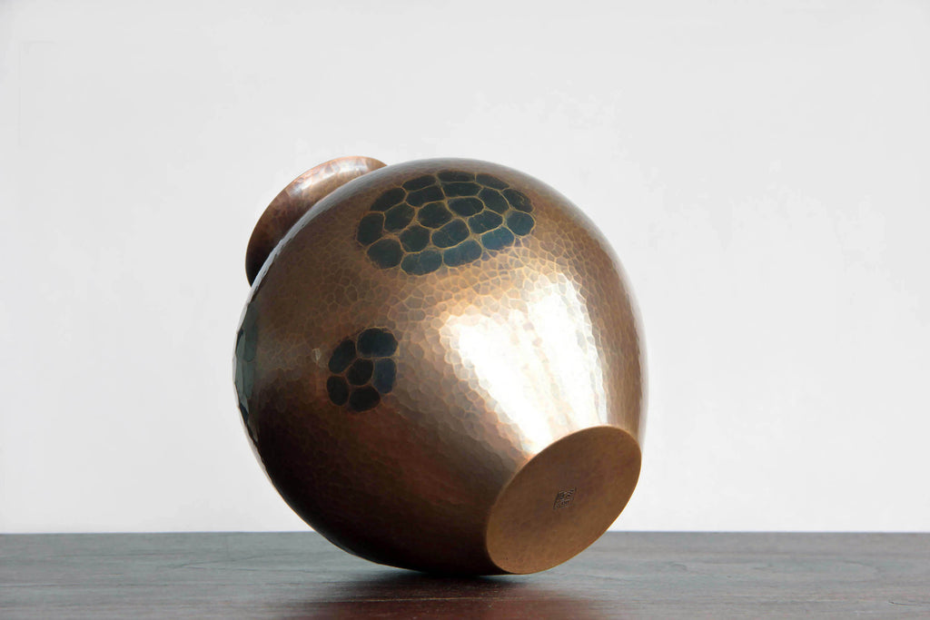 Copper vase by Gyokusendo Japan