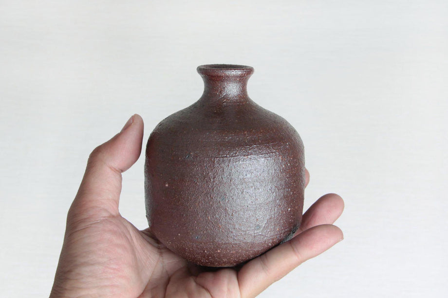 焼き物 醤油瓶 壺 花瓶にも？Japan ceramic shouyu jar Vintage