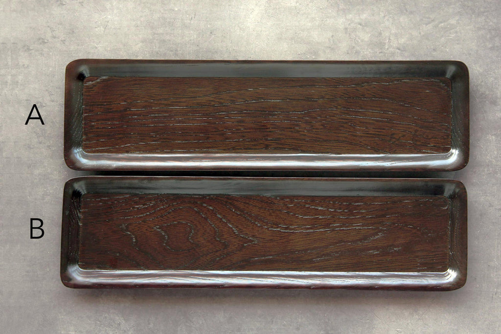 rectangle wooden tray fro Sencha tea, Japanese wooden craft