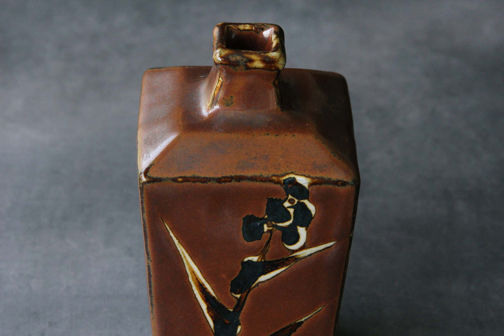 Japanese ceramic vase,  Mashiko pottery
