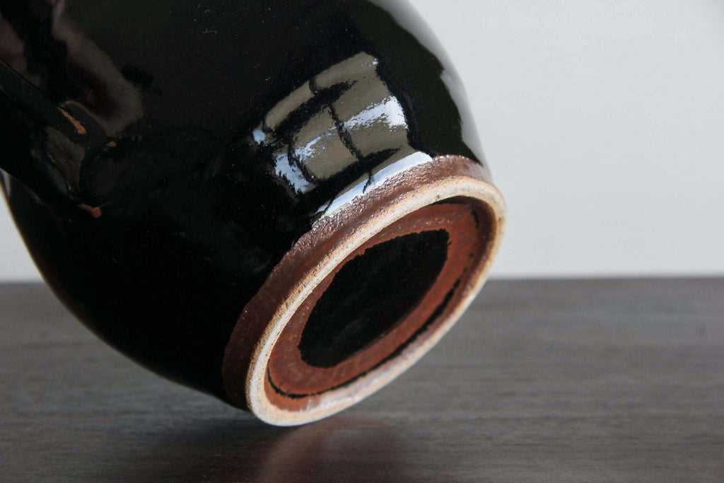 Pitcher vase, Japanese pottery, Mashiko ware.