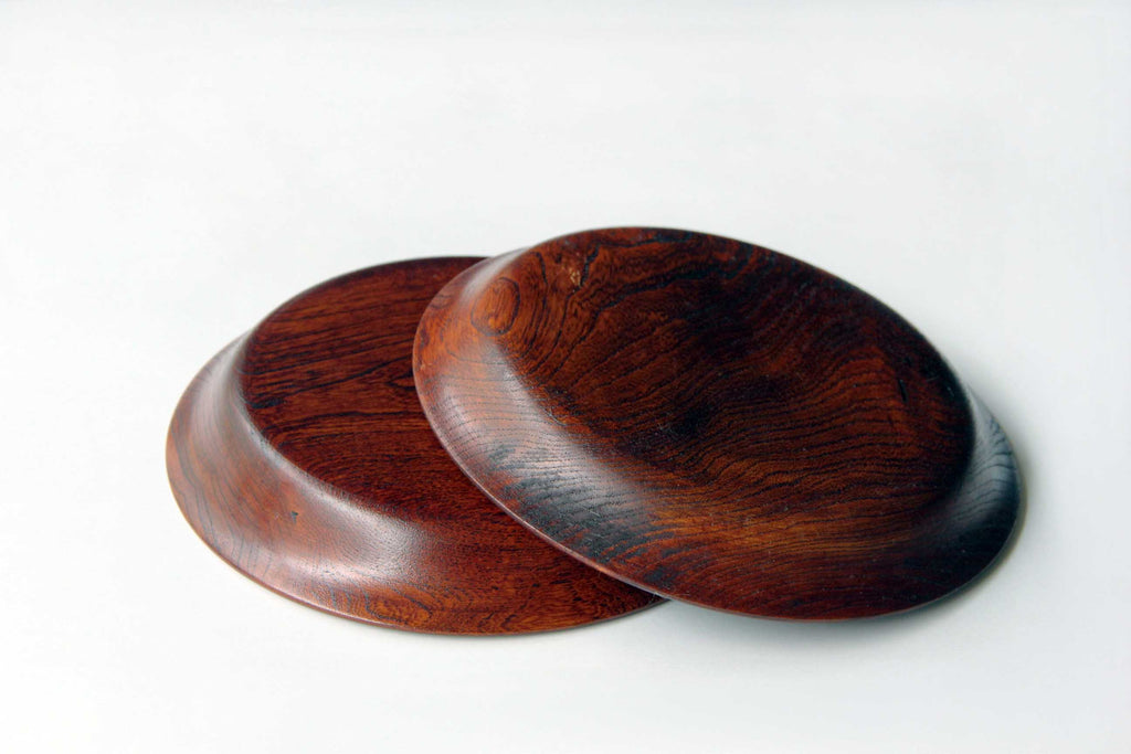 wooden plate back side 