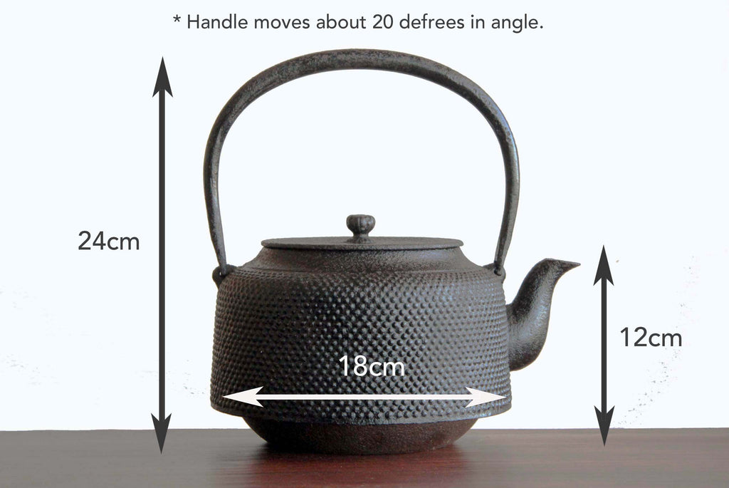 Japanese iron kettle, Nanbu Tetsubin for boiling water.