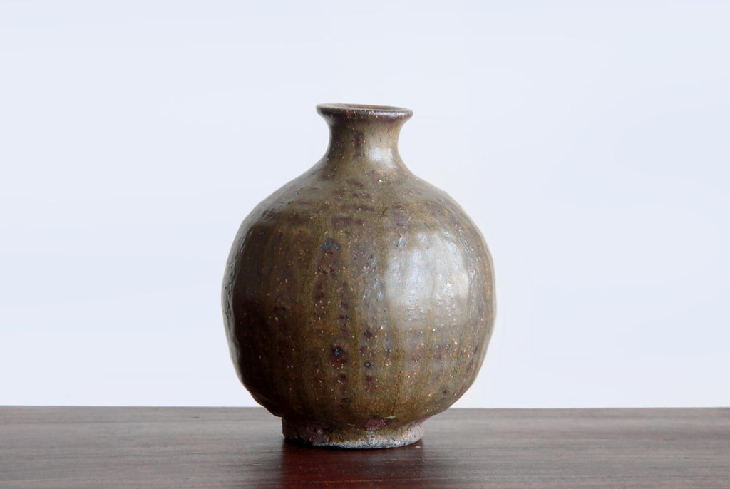 Japanese ceramic Sake bottle