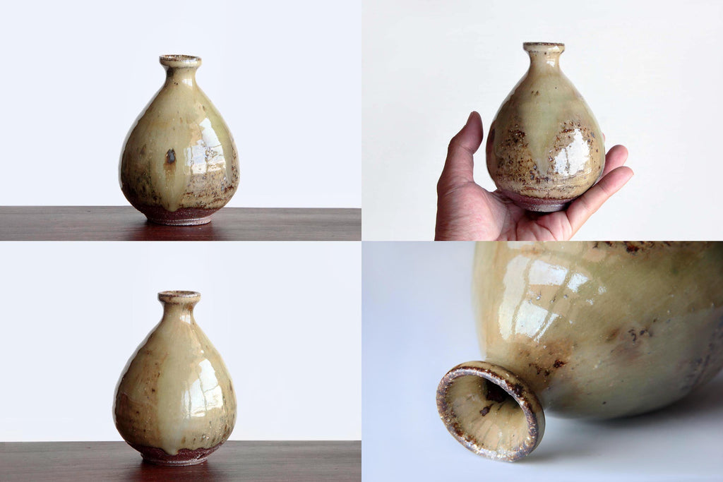 Japanese ceramic Sake bottle