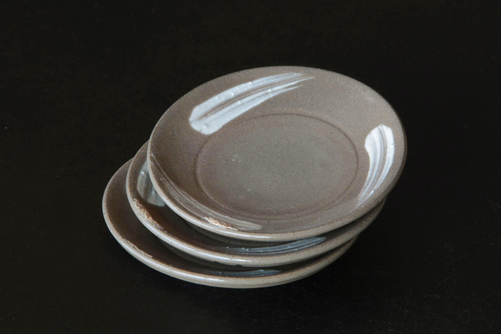 small ceramic dish, Japanese vintage pottery 