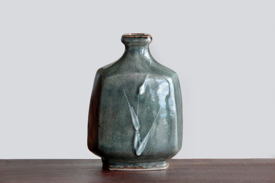H 21cm Vase by Masao Moriyama – Japanese Mingei Pottery with