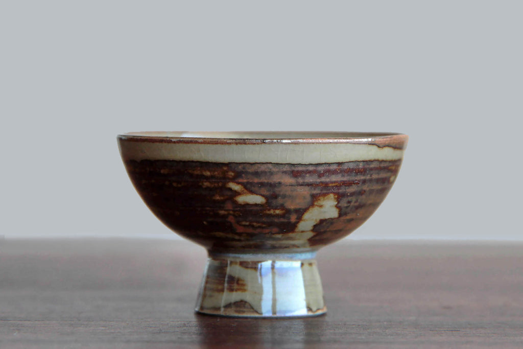 Japanese Sake cup. Takatori pottery