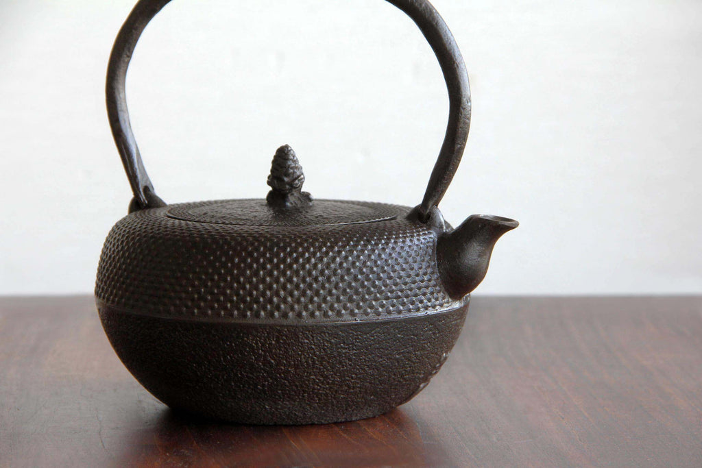 Japanese Tetsubin iron kettle. 