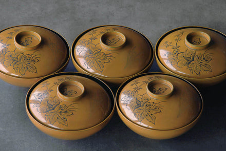 Japanese Owan Collection - Antique Lacquerware Bowls – KinsenTOKYO