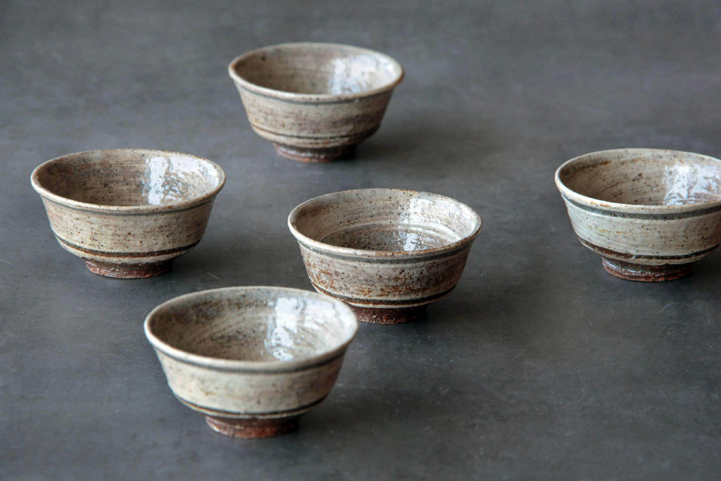 Sake cup by a noted Japanese potter Matajiro Kawamura. 