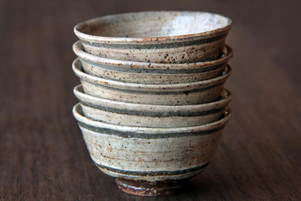 Sake cup by a noted Japanese potter Matajiro Kawamura. 