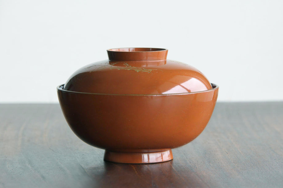 Antique Owan Bowl – Japanese Urushi Lacquerware Tableware