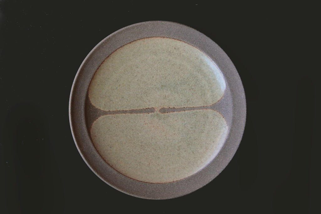 Ceramic plate by Japanese noted potter