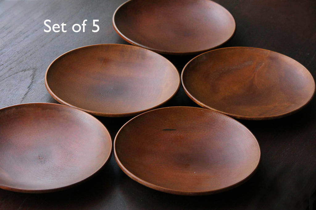 brown wooden dish