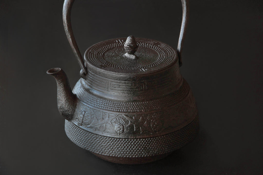 Japanese iron kettle. 