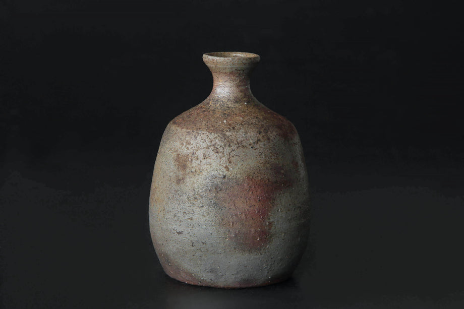 Bizen Pottery Sake Bottle | Japanese Authentic Drink Ware
