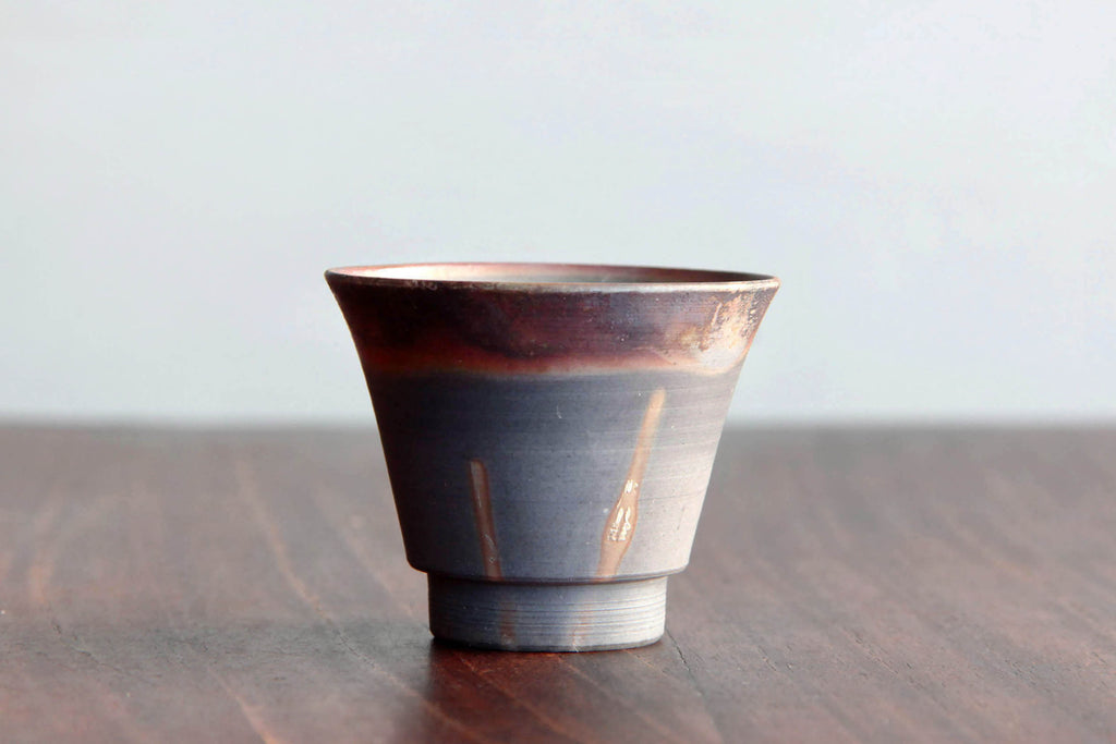 Small ceramic cup. Japanese pottery