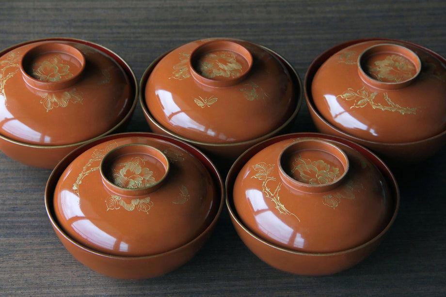 Antique Owan Bowl – Japanese Urushi Lacquerware Tableware