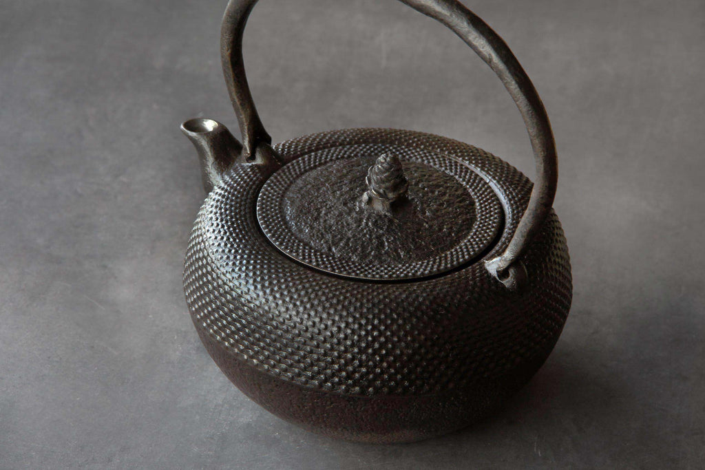 Japanese Tetsubin iron kettle. 