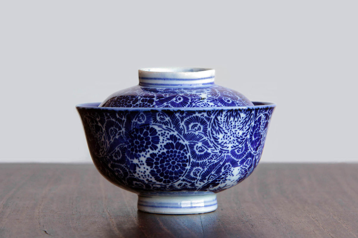 Antique Lidded Chawan Bowl | Arita Ware | Japanese Tableware – KinsenTOKYO