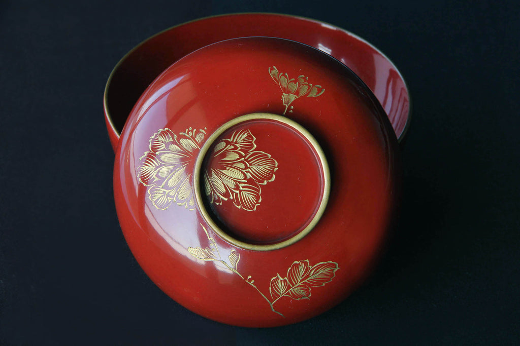 neru desigh GNU yangraver 椀one.解 Japanese Owan Collection - Antique Lacquerware Bowls – KinsenTOKYO
