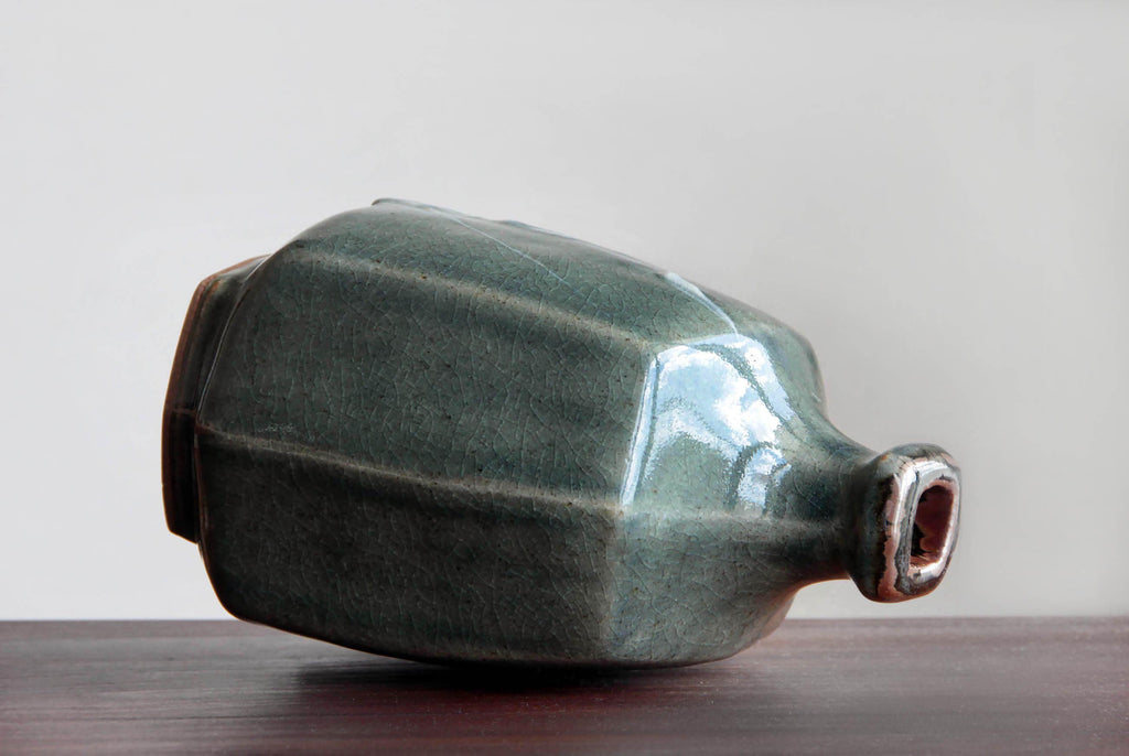 Ceramic vase by Masao Moriyama, a noted Japanese potter. 