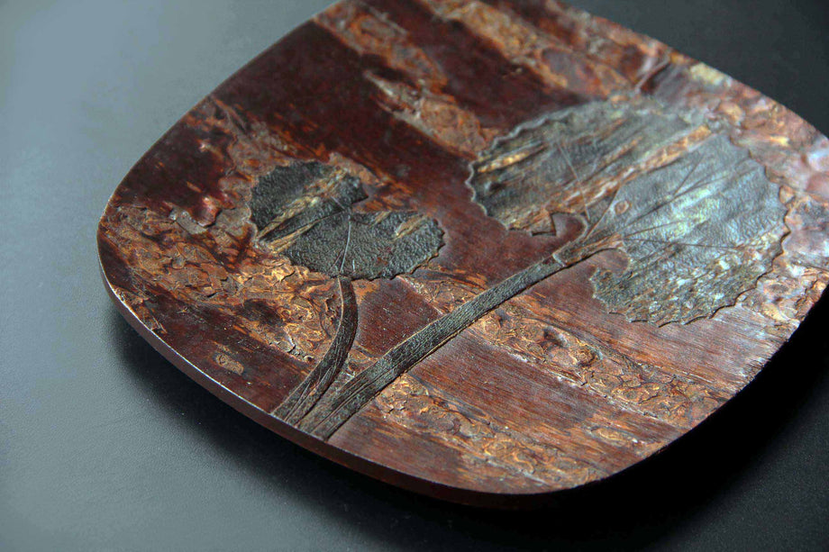 12.8cm / Cherry Bark Wooden Plate | Kabazaiku – KinsenTOKYO