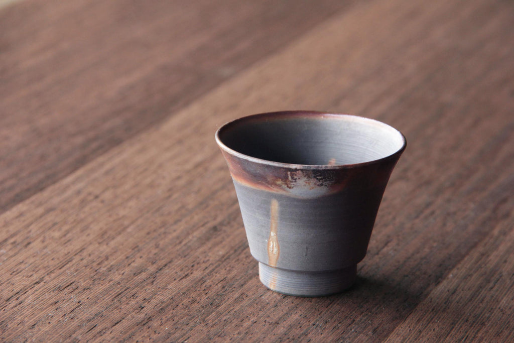 Small ceramic cup. Japanese pottery