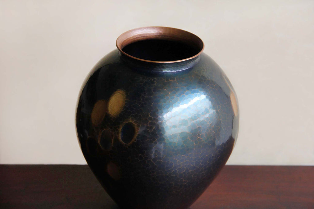 Gyokusendo copper vase
