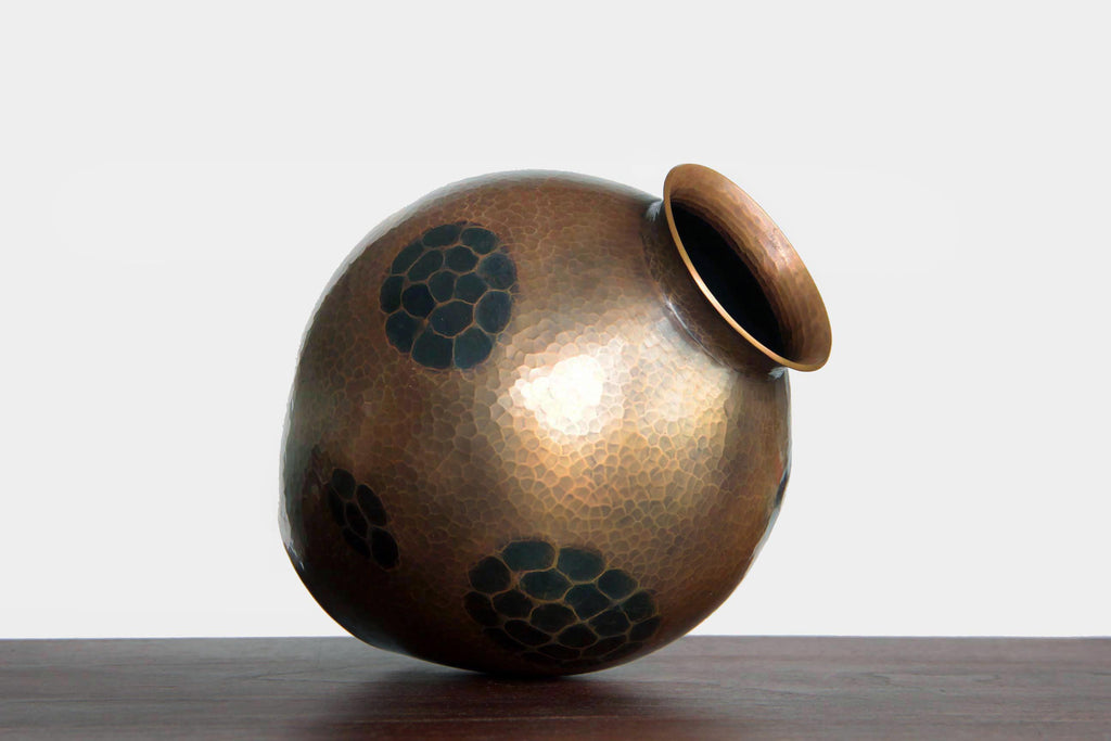 Copper vase by Gyokusendo Japan