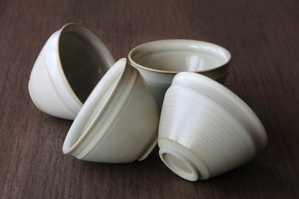 matte surface ceramic cup. Japanese tea ware