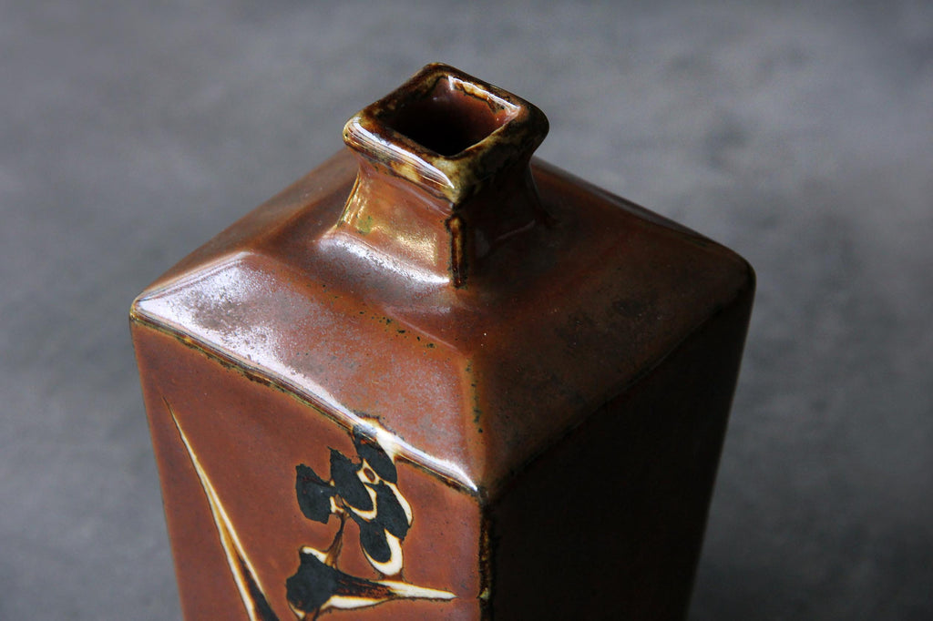 Japanese ceramic vase,  Mashiko pottery