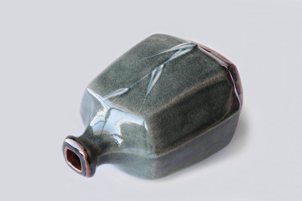 Ceramic vase by Masao Moriyama, a noted Japanese potter. 