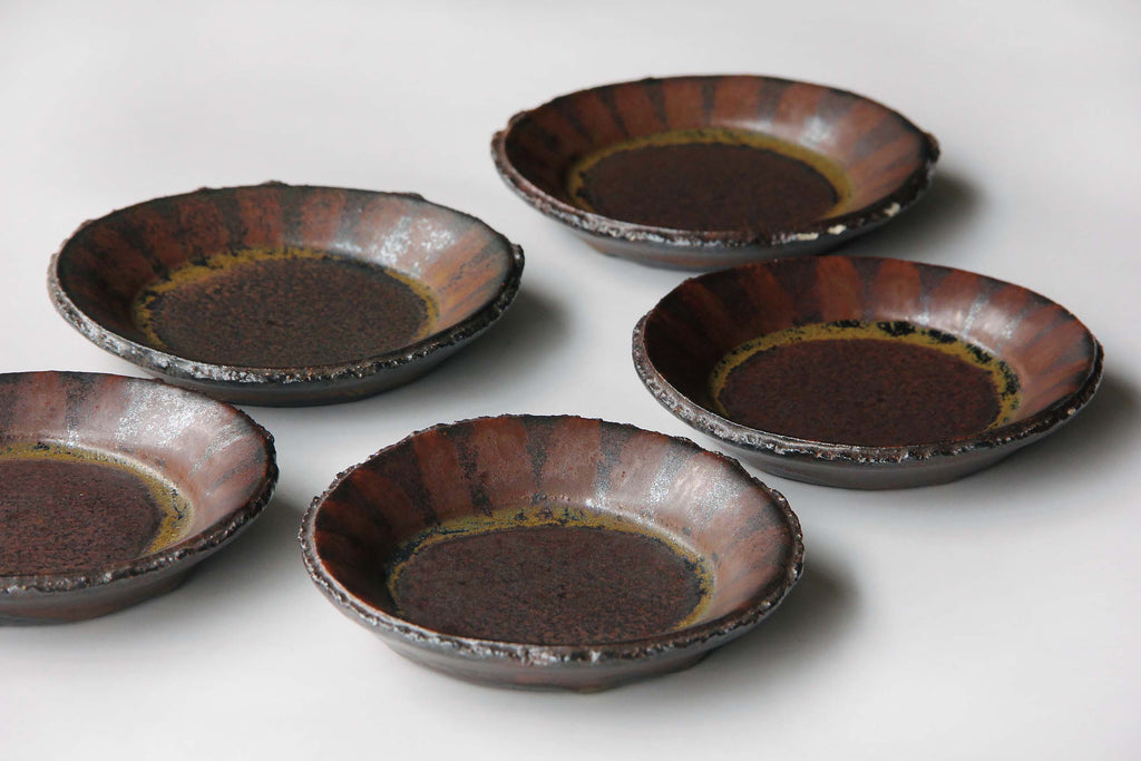 Japanese ceramic plate, ceramic artist