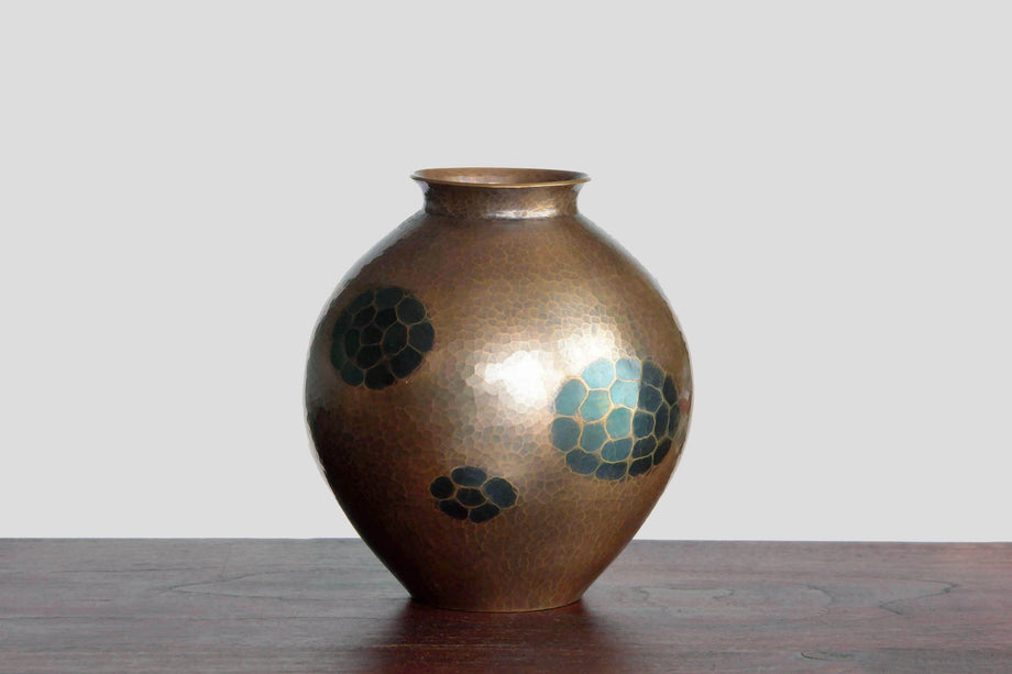 H17cm / Japanese Copper Vase | Gyokusendo – KinsenTOKYO