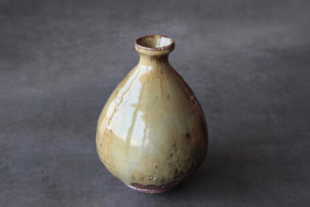 Japanese ceramic Sake bottle