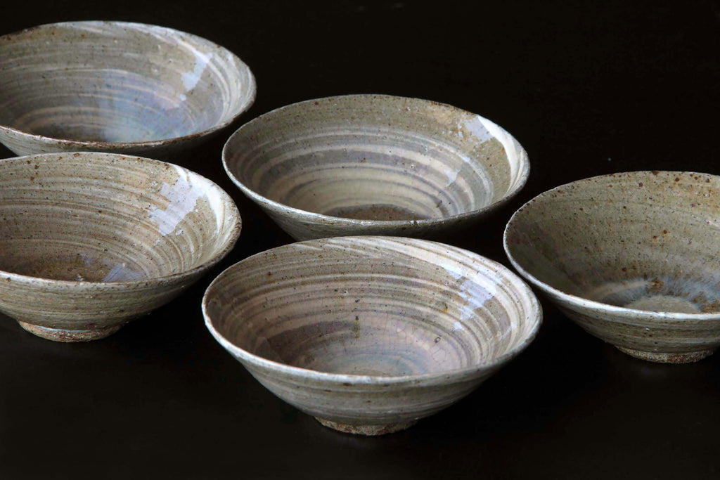 brush mark ceramic bowl