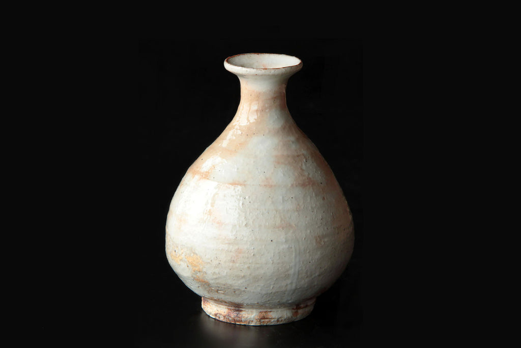 Japanese Sake bottle by a noted potter Matajiro Kawamura.