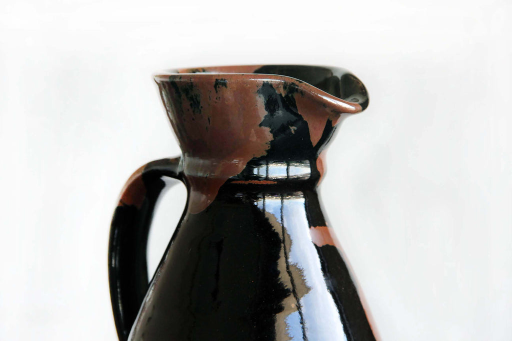 Pitcher vase, Japanese pottery, Mashiko ware.