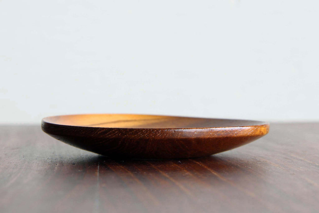 Japanese tableware . Small wooden plate.