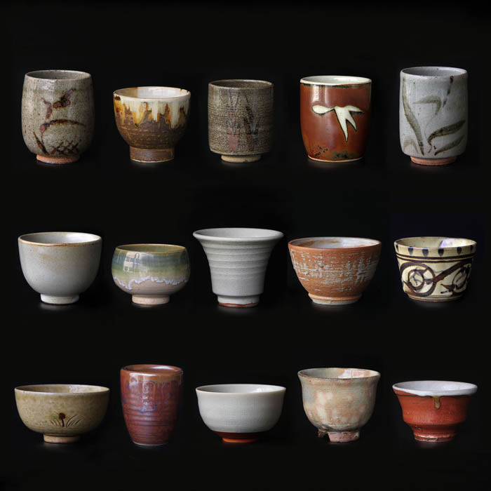 Japanese tea cup collection