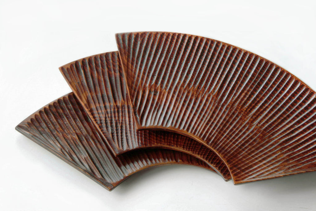 Hand carved wooden plate. For Sushi, Sashimi, Japanese Wagashi sweets, etc.