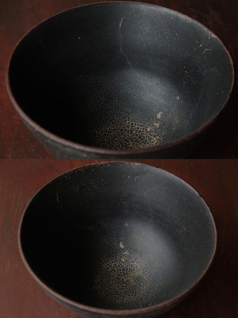 old ceramic bowl, antique Khmer pottery