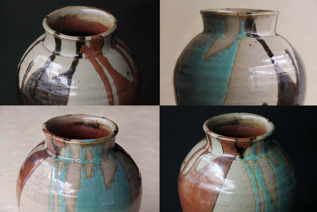 Japanese pottery, Mashiko ware, vase