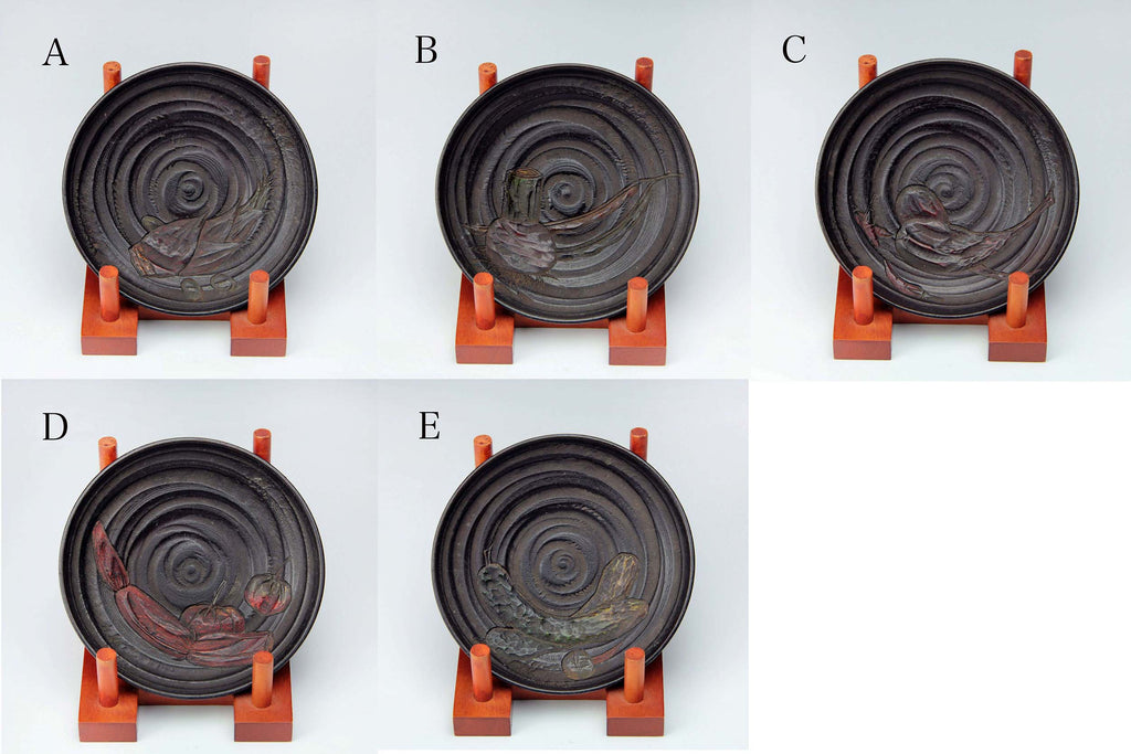 Wooden Plate, Sanuki Zokukoku-Nuri